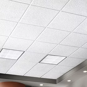 High Quality Modern Square <strong>PVC</strong> Vinyl Faced Artistic Ceiling Tiles Class Fireproof For Mall Suspended Ceiling Systems - Product Image 6
