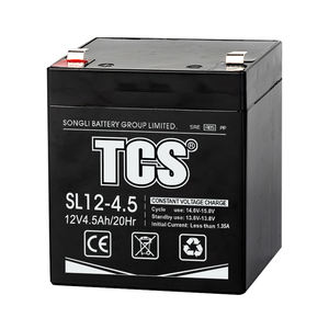 TCS SL12-4.5 12 volts 4,5 Ah batterie solaire haute capacité Rv batterie solaire Agm batterie inondée batterie plomb-acide <span class=keywords><strong>non</strong></span> renversable - Product Image 1