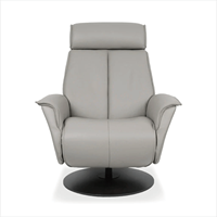 Chaise longue rotative en cuir au design moderne haut de gamme sans vente en gros