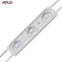 Module LED 12V 3LED IP67 blanc froid blanc chaud haute luminosité pour enseigne LED, panneau publicitaire