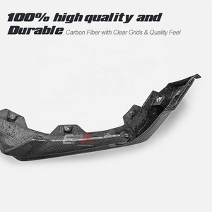 ขอบด้านหน้า2015-2017คาร์บอนไฟเบอร์ผลิตมาอย่างดีเหมาะกับ Honda Civic Type R FK2 TM - Product Image 3
