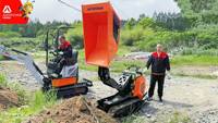 ANTSPOWER 2026 Schnelle Lieferung 600KG Diesel Hydraulischer Sensitiver Kraftbetriebener Minidumper – Heiß begehrter günstiger chinesischer Mini-Dumper