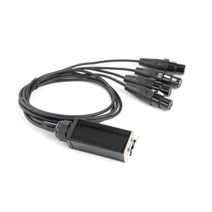 ตัวแปลงเครือข่ายอีเธอร์เน็ต DMX RJ45 <span class=keywords><strong>CAT6</strong></span> ตัวเมีย เป็น 4 ขั้วต่อ XLR ตัวเมีย สายเคเบิลอะแดปเตอร์เสียง ตัวขยายสัญญาณ - Product Image 2