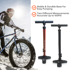 Pompe à air pour pneus <span class=keywords><strong>de</strong></span> vélo Oufeya, <span class=keywords><strong>adaptateur</strong></span> <span class=keywords><strong>de</strong></span> valve durable / valve Presta, mini pompe à air pour vélo <span class=keywords><strong>de</strong></span> montagne - Product Image 4