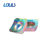 Fraise en aluminium colorée série SEHT1204AFTN-AL lame commande numérique en alliage d'aluminium Cutter CNC tour