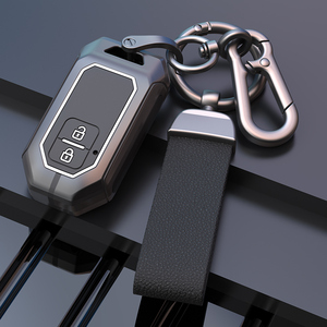 Cubierta de llave de silicona de Metal de aleación de Zinc para Suzuki SWIFT Vitara ciaz Ignis <span class=keywords><strong>baleno</strong></span> car Smart FOB key case Accesorios - Product Image 1
