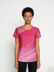 Camiseta Deportiva Transpirable de Secado Rápido para Hombre y Mujer, para Gimnasio, Fitness, Running, Entrenamiento, Deportes al Aire Libre, Logotipo Personalizado OEM - Product Image 5