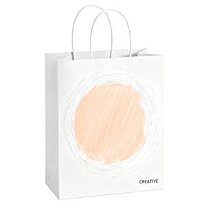 Logotipo personalizado Eco-Friendly Kraft Bolsas de compras para comida para llevar Ropa/Zapatos Almacenamiento Laminación Impresión - Product Image 3