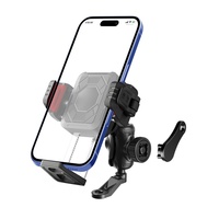 Support de téléphone portable de moto à verrouillage rapide pour téléphone portable de 5.2 à 7.2"
