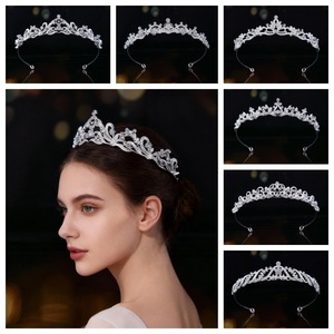 Couronne baroque européenne, accessoires de mariage, fête d'anniversaire, petite couronne pour princesse de 18 ans, diadèmes pour adultes - Product Image 1