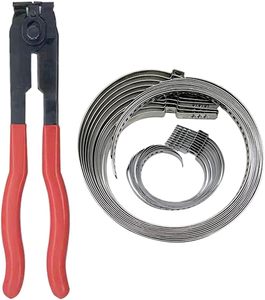 100 cái/túi <span class=keywords><strong>CV</strong></span> Doanh khởi động uốn kẹp thép phổ điều chỉnh ổ đĩa thép không gỉ trục <span class=keywords><strong>CV</strong></span> khởi động kẹp - Product Image 1