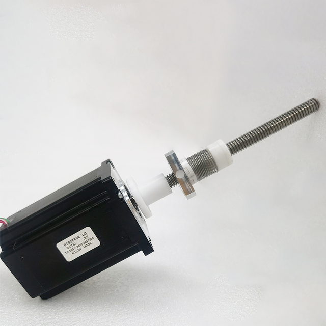 Low Noise Stepper Motor Linear Actuator 48V 24V DC Tr8 External NEMA24 ACME Lead Screw Stepper Motor for Robotics