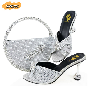 SN1091 2025 <strong>Shoes</strong> and Bag Set <strong>for</strong> Nigeria Party Wedding <strong>Shoes</strong> and Bag Set <strong>Women</strong> <strong>for</strong> Party in <strong>Women's</strong> Dress <strong>Shoes</strong> 2025 - Product Image 4