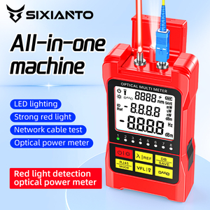 SIXIANTO S70 Medidor <span class=keywords><strong>de</strong></span> Potencia <span class=keywords><strong>de</strong></span> Fibra Óptica Recargable 4 en 1 con Luz Roja VFL para Prueba <span class=keywords><strong>de</strong></span> <span class=keywords><strong>Red</strong></span> - Product Image 2