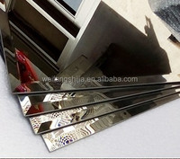 6 Pack 30x30 Frameless Glass Beveled Edge square Wall Mirror Tiles Set, Decorative Self Adhesive Mirror Tiles 12x12