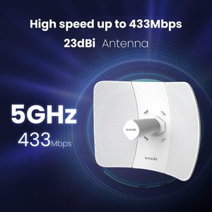 <span class=keywords><strong>Tenda</strong></span> punto di accesso per esterni 433 Mbps gestione intelligente CPE lungo raggio 5GHz ponte Wireless 23 DBi trasmissione 20km PoE passivo IP65 - Product Image 2