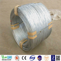 Usine Q195 Q235 Brin Fil d'acier galvanisé Fil de liaison flexible