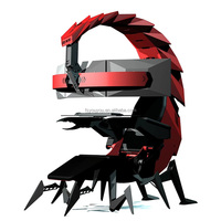 Chaise de jeu PC Tea White, la plus cool, Scorpion Emperor