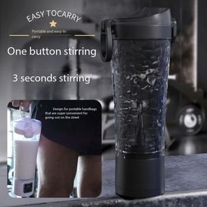 Vaso Mezclador Eléctrico para Proteína en Polvo con Alimentación USB, Botella Mezcladora Automática, Licuadora Deportiva para Fitness, Hervidor para Leche y Café - Product Image 3