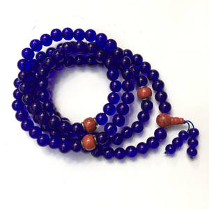 YL Red Glazed Coral <span class=keywords><strong>Prayer</strong></span> <span class=keywords><strong>Beads</strong></span> 108 <span class=keywords><strong>Beads</strong></span> Black Coral <span class=keywords><strong>Beads</strong></span> para hombres - Product Image 4