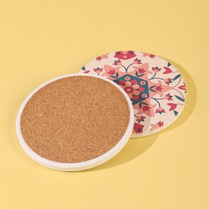 Posavasos <span class=keywords><strong>de</strong></span> Cerámica Floral Boho Personalizados al por Mayor <span class=keywords><strong>de</strong></span> Fábrica, Absorbentes <span class=keywords><strong>de</strong></span> Agua, con Resina Opcional, Hechos a Mano - Product Image 2