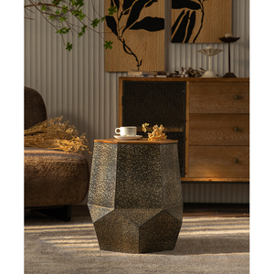 Wabi-Sabi stijl fortuinthee-tafel vintage luxe salontafel voor de woonkamer luxe bijzettafel - Product Image 5
