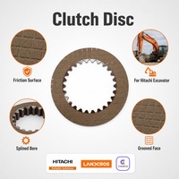 2055335 Pièces d'origine Hitachi, disque de frein d'embrayage pour chargeuse Hitachi ZW310-5A