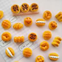 Zili dessin animé mignon pain série résine bijoux à bricoler soi-même coque de téléphone portable crème Gel Patch cheveux