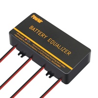Ecualizador de Baterías PowMr BE48-N, 4 Piezas, 2.4V/3.6V/6V/9V/12V, para Baterías de Plomo-Ácido/LiFePO4, Protección Contra Polaridad Inversa, Desconexión por Bajo Voltaje