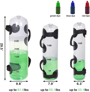 Bolsas de Agua Grandes para Entrenamiento, 45-80 lbs, Pesas de Agua para Ejercicios de Core, Bolsa de Agua Portátil para Estabilidad, Fitness, Agilidad y Durabilidad - Product Image 3