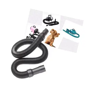 Tubo flessibile ondulato in filo di acciaio PVC Wet Dry aspirapolvere tubo per asciugacapelli per animali domestici