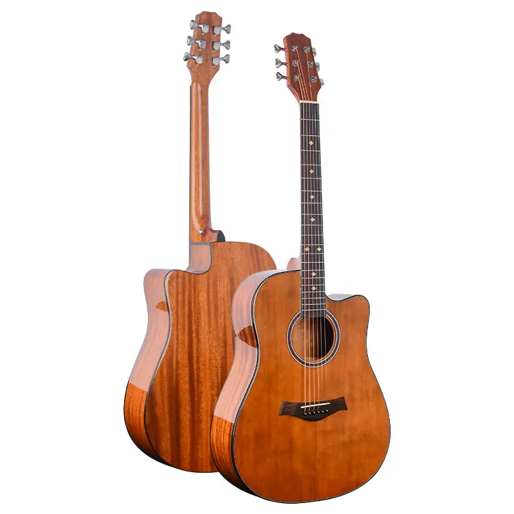 Oem Supported 41 Inch Best Acoustic Guitar Beginner Folk Acoustic Guitar 41 Inch