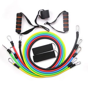 Bán Buôn Trang Chủ Phòng Tập Thể Dục Thể Hình SỨC MẠNH Tập Thể Dục Đào Tạo Thiết Bị Tập Luyện 11 Cái Latex Resistance Band Resistance Tube Set - Product Image 6