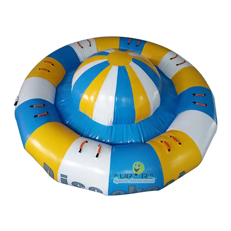 Barco inflable de discoteca, agua flotante, Saturno, OVNI