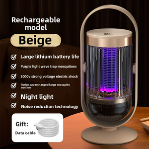 Réduction du bruit à faible bruit Conception non dérangeante Lampe anti-moustique à choc électrique haute tension 3000V pour une utilisation au bureau à domicile - Product Image 5