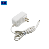 Adaptateur secteur AC/DC 5V 12V 24V 2025 en matériau PC, prise US EU UK pour système de sécurité de sonnette