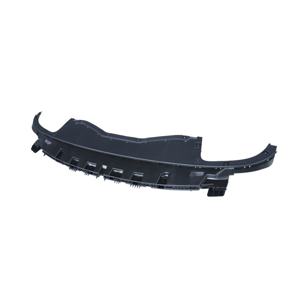 New Condition Black Front Bumper Spoiler Screw-On Accessory for ID.4 X Electric Vehicles 2020-2024 Oil Parts Image 5