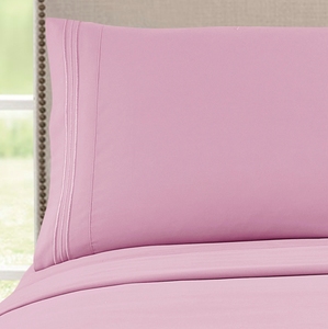 Parure <span class=keywords><strong>de</strong></span> draps 4 pièces Queen Size à prix abordable, 90 g/m², 100 % microfibre polyester, broderie, rafraîchissante, respirante, poches profondes, certifiée Oeko-Tex - Product Image 3