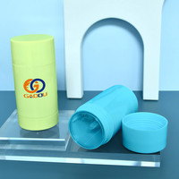 Récipient de déodorant Emballage ovale Bâton vide Déodorant en plastique Tube cosmétique Bâton