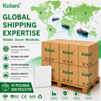 Interrupteur mural Kolani British Standard 90x86mm blanc mat, 4 boutons, 2 voies, 10AX 250V, norme britannique