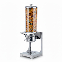 Distributeur de céréales en acier inoxydable pour le stockage d'avoine et de grains, séparateur de céréales, distributeur de flocons de maïs, conteneur de céréales