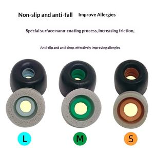 Ensemble d'embouts auriculaires en mousse à mémoire <span class=keywords><strong>de</strong></span> forme XM4 avec <span class=keywords><strong>réduction</strong></span> <span class=keywords><strong>de</strong></span> <span class=keywords><strong>bruit</strong></span> à rebond lent et embout antidérapant pour écouteurs - Product Image 5