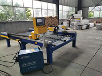 Découpeuse plasma CNC 1530 avec rail de guidage bilatéral amovible, équipement de découpe de tôles métalliques de haute précision