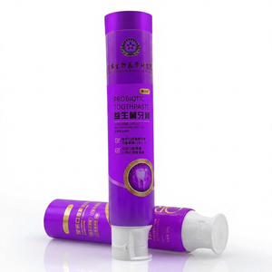 หลอดบรรจุภัณฑ์ยาสีฟันพลาสติกพิมพ์ลายตามสั่งเคลือบ ABL แบบใหม่พร้อมฝาเกลียว - Product Image 5
