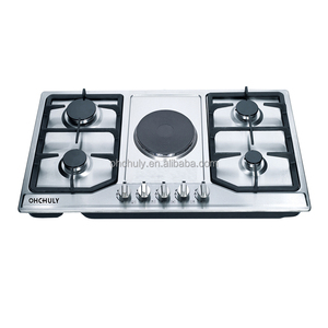 <span class=keywords><strong>Estufa</strong></span> de cocina con placa de cocción de 5 quemadores Cocina eléctrica empotrada de gas incorporada de acero inoxidable para uso doméstico de Ohchuly - Product Image 5