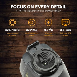 กล้องถ่ายภาพความร้อน Hti-Xintai HT-19 พร้อมจอแสดงผลสีขนาด 3.2 นิ้ว ความละเอียด 300,000 พิกเซล รวมแบตเตอรี่ น้ำหนักเบา จับถนัดมือ - Product Image 4