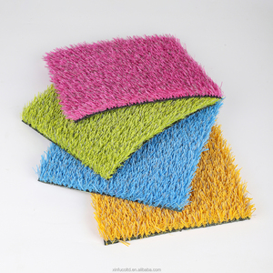 Gazon <span class=keywords><strong>synthétique</strong></span> bon marché de couleur naturelle, à thème football, pour aménagement paysager, <span class=keywords><strong>pelouse</strong></span> et terrains de sport - Product Image 6