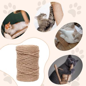 <span class=keywords><strong>Corde</strong></span> en chanvre écologique en fibres naturelles, <span class=keywords><strong>corde</strong></span> biodégradable en jute et <span class=keywords><strong>sisal</strong></span>, <span class=keywords><strong>corde</strong></span> de manila pour griffoir pour chat, <span class=keywords><strong>corde</strong></span> de remorquage robuste de <span class=keywords><strong>1</strong></span>/2 <span class=keywords><strong>pouce</strong></span> - Product Image 6