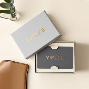 Logotipo personalizado Tarjeta de crédito comercial VIP vacía Caja de papel Vip Enter Pass Card Caja de regalo Vip Card Holder Packaging - Product Image 2