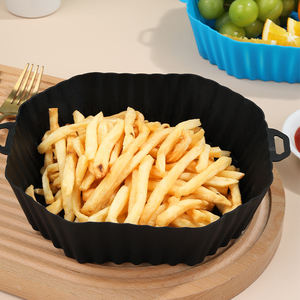 Canasta de Silicona Reutilizable de 7.5 Pulgadas Libre de BPA para <span class=keywords><strong>Freidora</strong></span> de Aire, Utensilio de Cocina de Silicona - Product Image 4